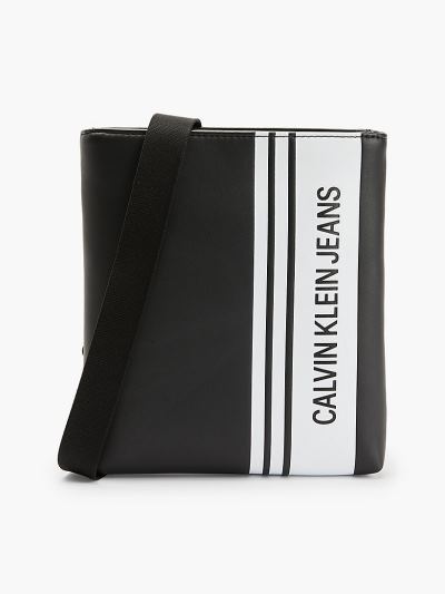 Calvin Klein Táskák & Kiegészítők HU741983 | Calvin Klein Small Flat Férfi Crossbody Táska Fekete